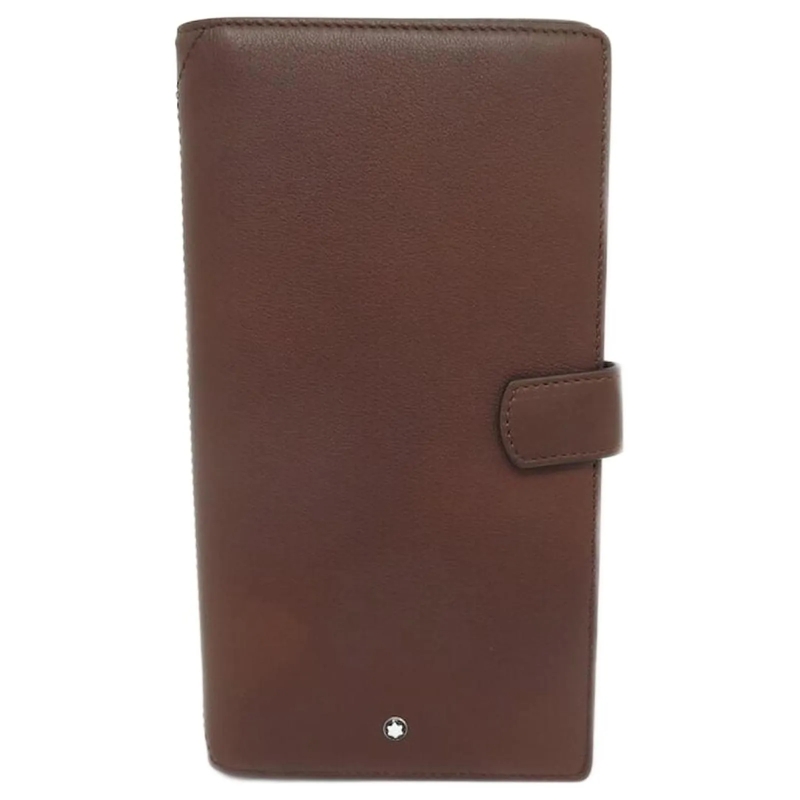 Montblanc Portemonnaie mit Überschlag NEUE MONTBLANC MEISTERSTUCK SFUMATO REISEBEGLEITER braun