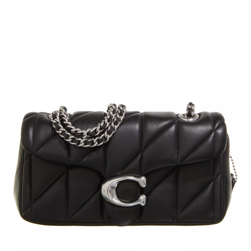 Coach Crossbody Bag Quilted Leather Tabby Shoulderbag 20 Black