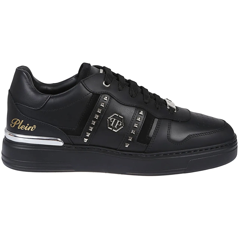 Philipp Plein Low-Top-Sneaker Mix Cut Studs Low Top Sneakers Black schwarz
