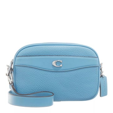 Coach Light Blue Mini Leather Camera Bag