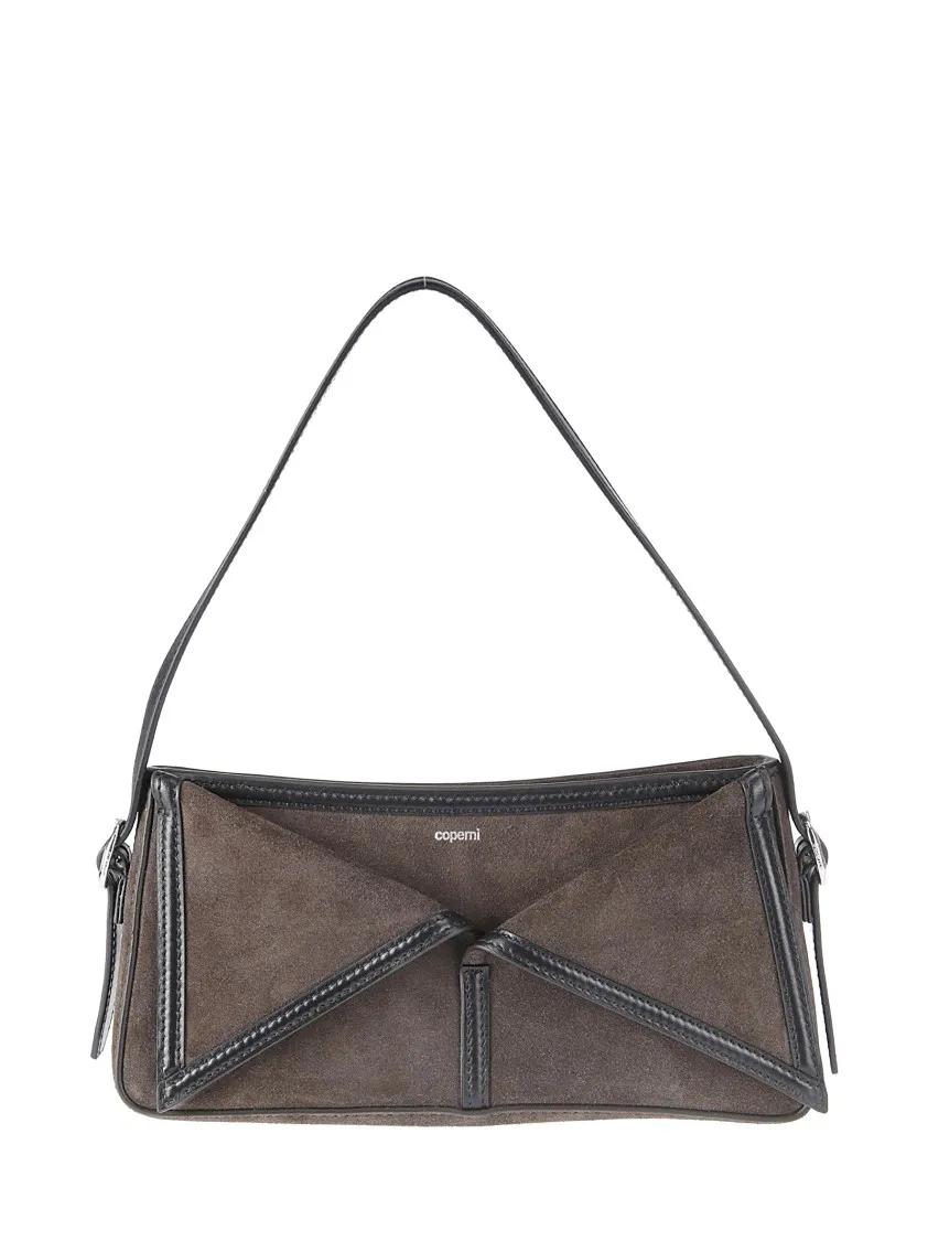 Coperni Shopper - Suede Handbag With Zip - Gr. unisize - in Braun - für Damen