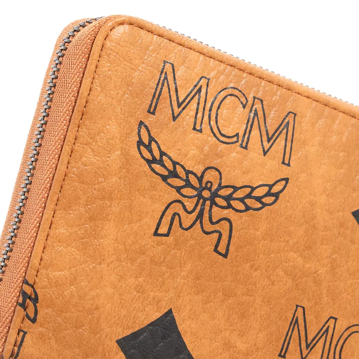 Mcm mini discount zip wallet