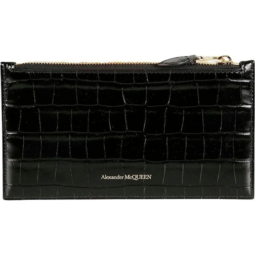 Alexander McQueen Münzportemonnaie Wallet Black schwarz