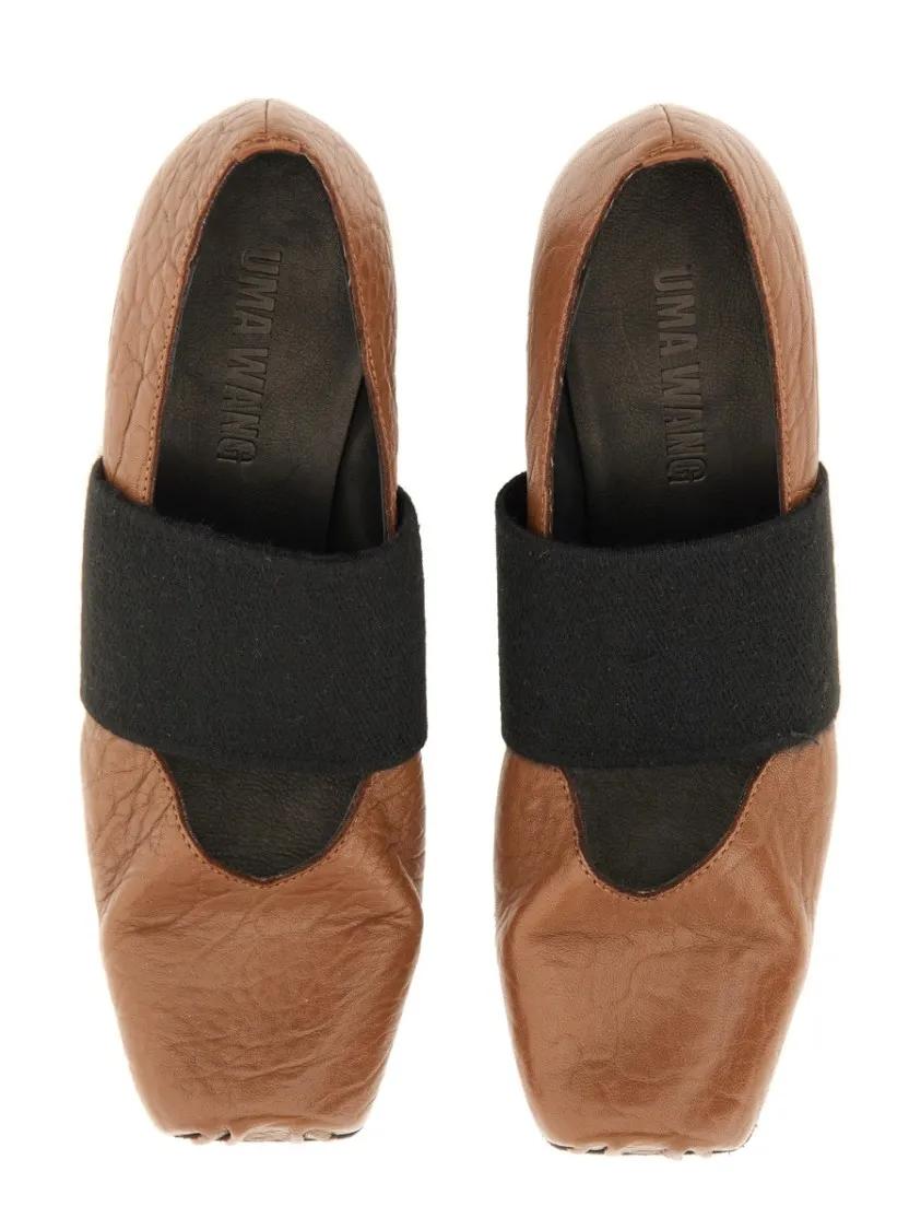 Thumbnail - Uma Wang Hohe Schuhe - Brown Leather Pumps - Gr. 40 (EU) - in Braun - für Damen