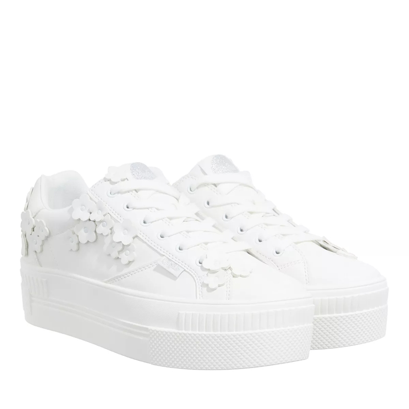 Buffalo Plateau-Sneaker Paired Daisy White