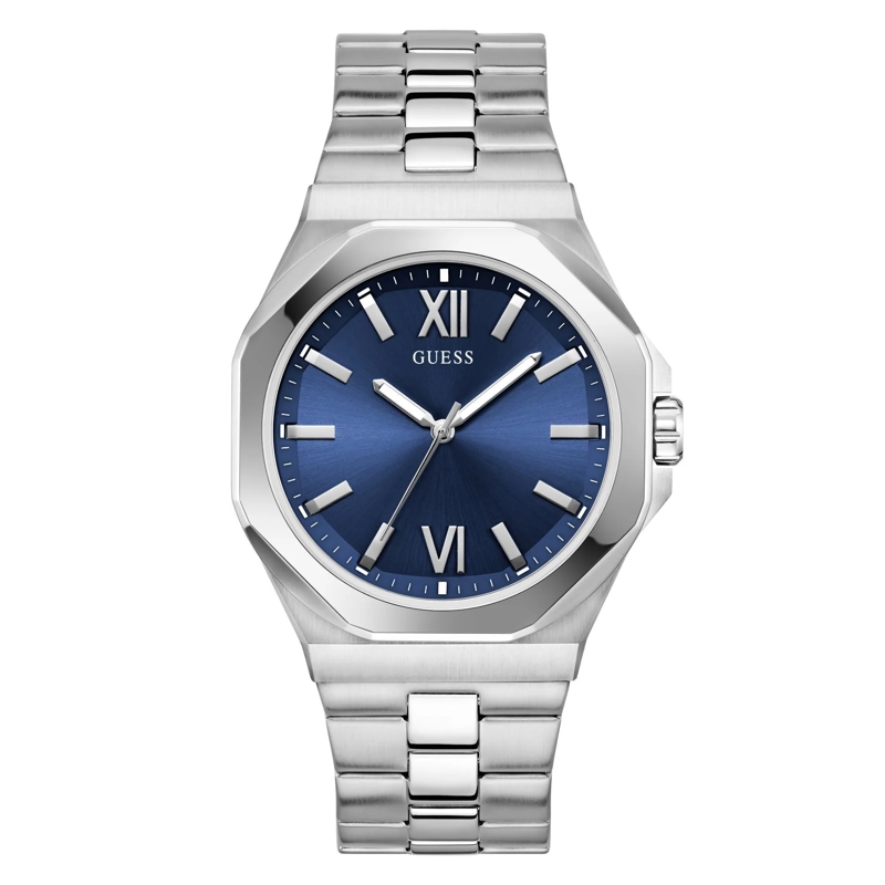 Guess Quarzuhr Quartz Analog Emperor silber