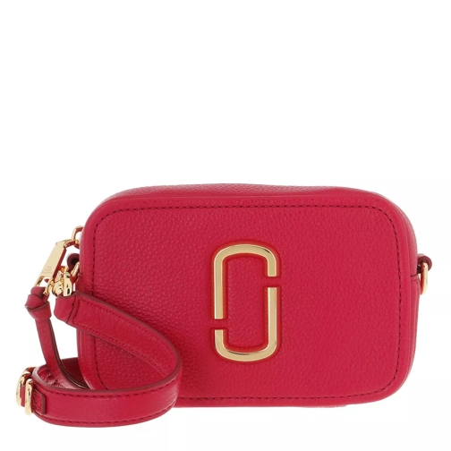 Marc Jacobs The Soft Shot 17 Crossbody Bag Leather Persian Red Camera Bag