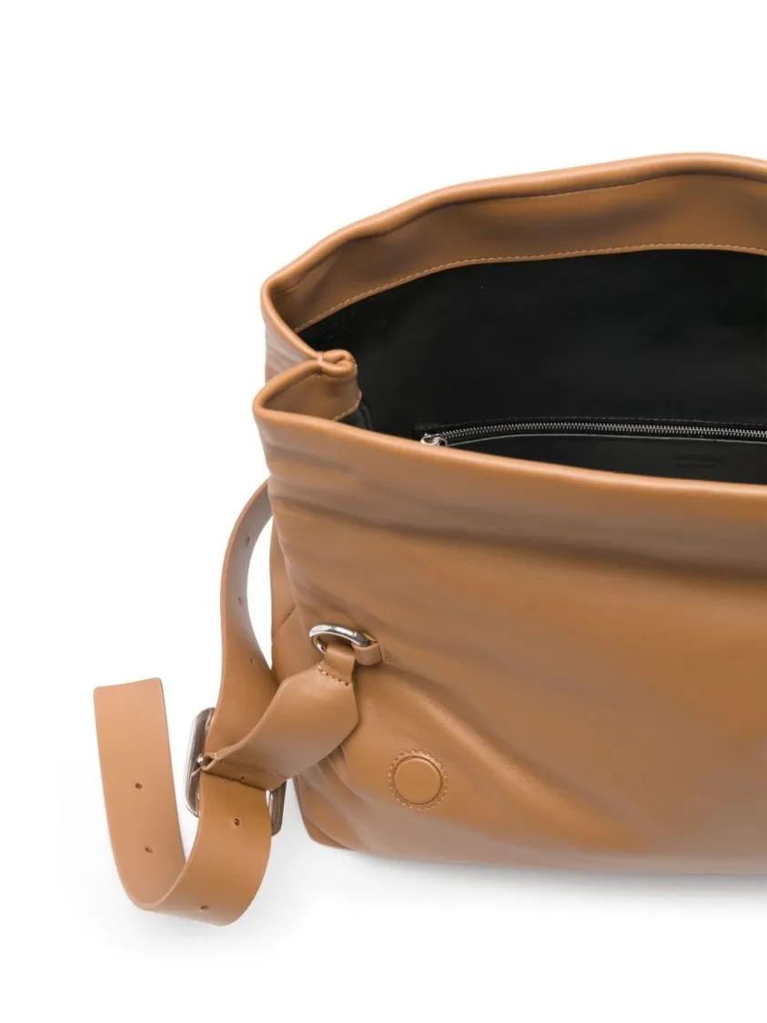 Jil Sander Hobo bags Medium Rollup Bag in bruin