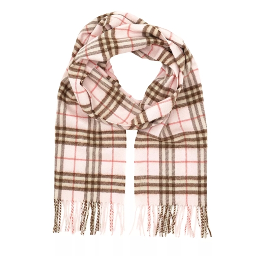 Burberry Check Cashmere Scarf Ice Pink Kasjmier Sjaal