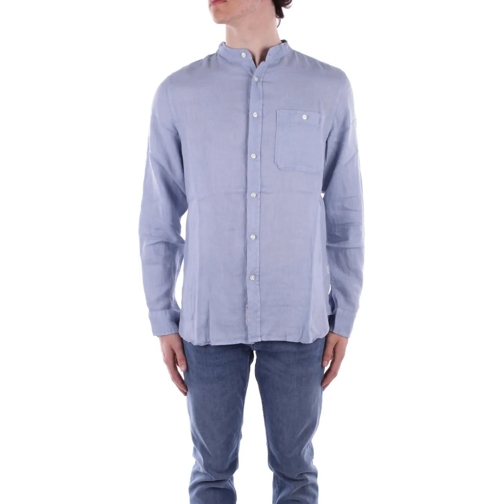 Woolrich Legere Oberteile Shirts Light Blue blau