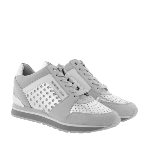 MICHAEL Michael Kors Billie Trainer Aluminium/Silver lage-top sneaker
