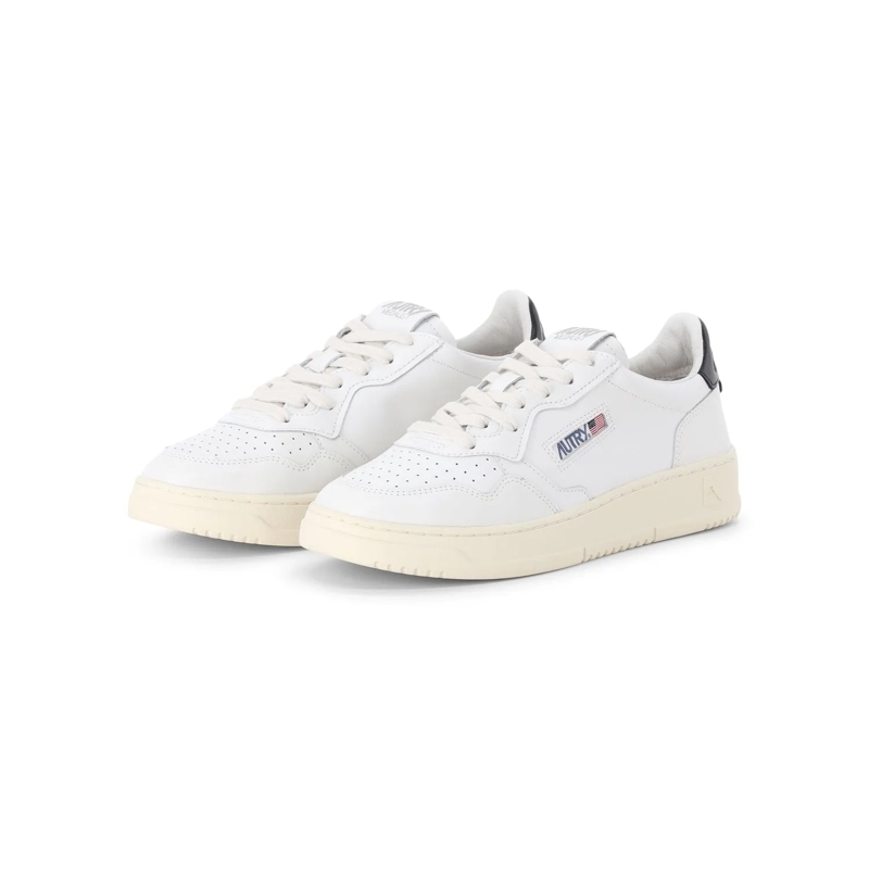 Autry International Schnürschuhe Sneaker Medalist aus Leder 22 wht/black(Image 3)