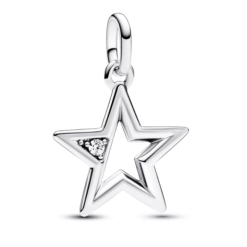 Pandora ME Sparkling Star Medallion Charm Clear Pendant