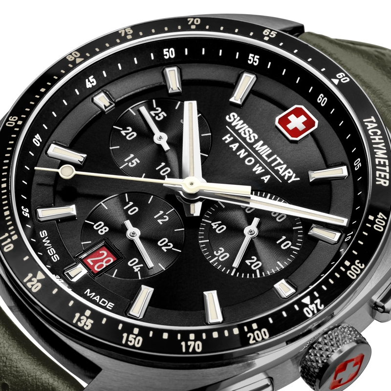 Swiss Military Hanowa Quarzuhr Quarzuhr Defender oliv(Image 3)
