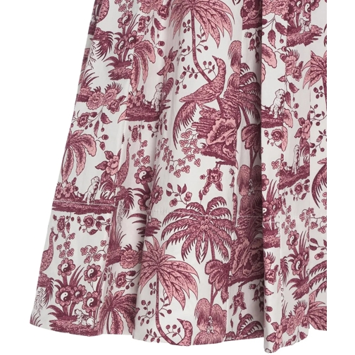 Staud Robes midi Mini dress with floral print rose (Image 5)