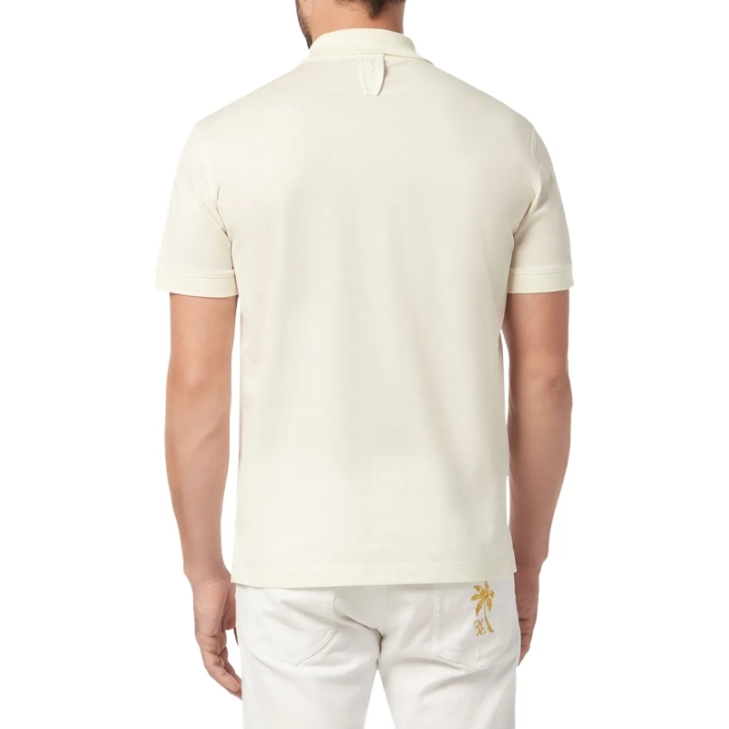BILLIONAIRE Top Poloshirt Palms weiss(Image 2)