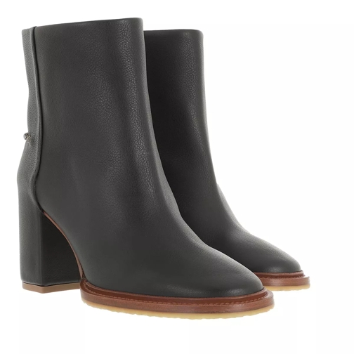 Chloé Edith Boots Leather Black Ankle Boot