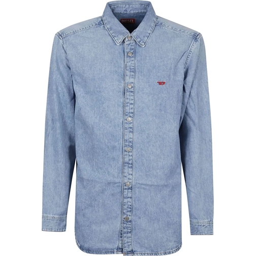 Diesel Legere Oberteile D-simply Shirt Blue blau