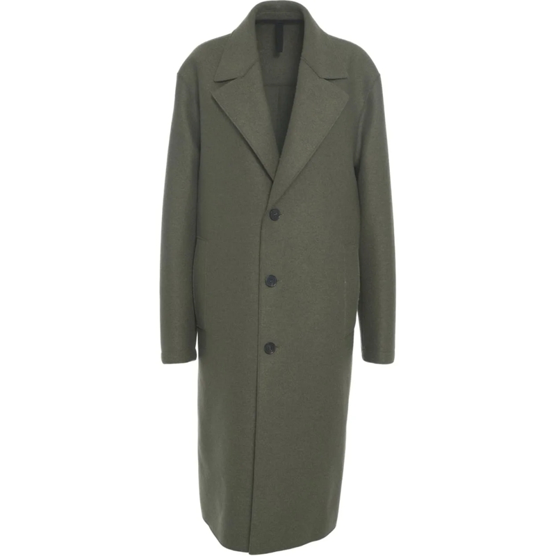 Harris Wharf Daunenjacke Wool coat grün