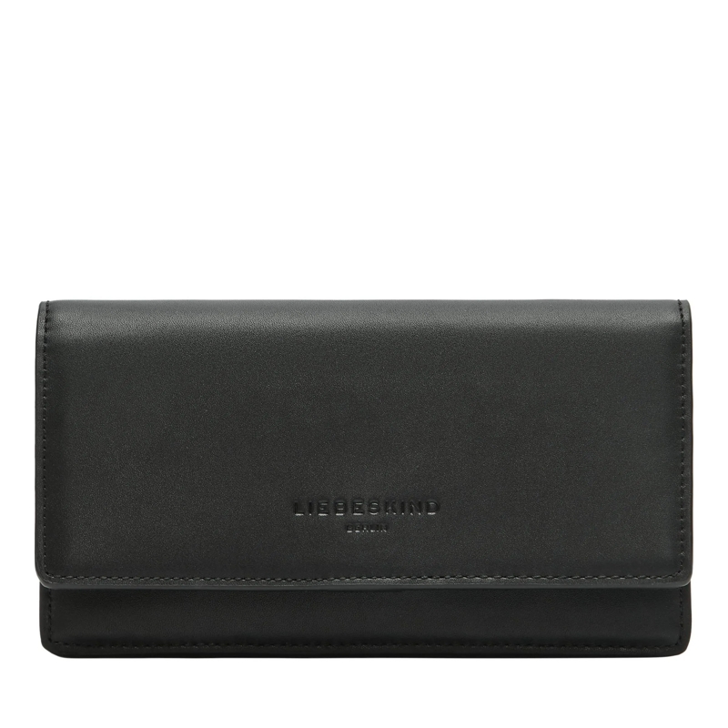 Liebeskind Berlin Portemonnaie mit Überschlag Ecom 511 Slam Calf Black