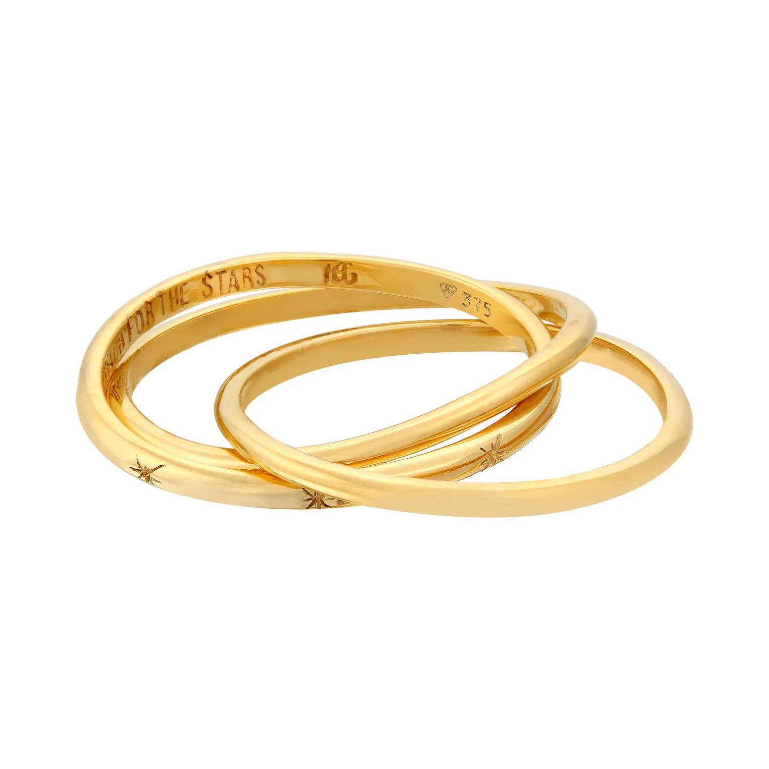 Thumbnail - Haze & Glory Ring - Ring Wickelring - Reach for the Stars 375 Gelbgold - Gr. 54 MM - in Gold - für Damen