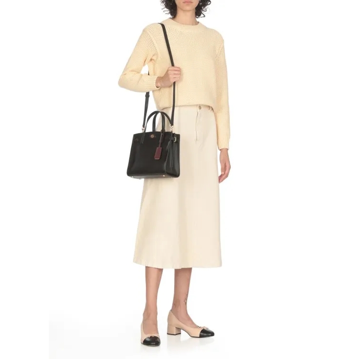 Tory burch black robinson tote hotsell