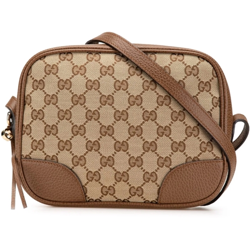 Gucci Sac à bandoulière 2016-2024 GG Canvas Bree Crossbody braun