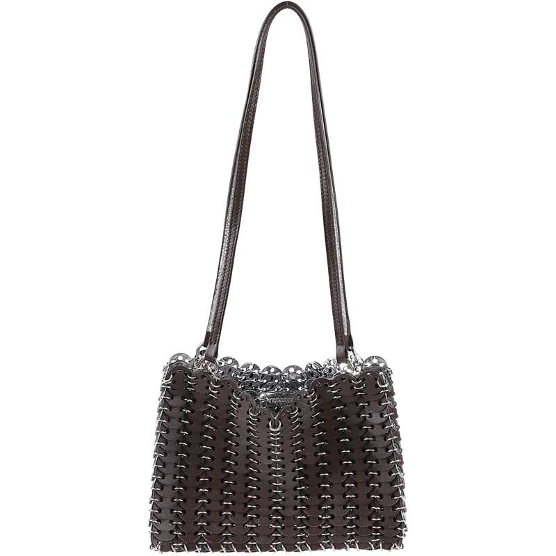 Paco Rabanne Tote 1969 Reversible Flip Bag Brown braun