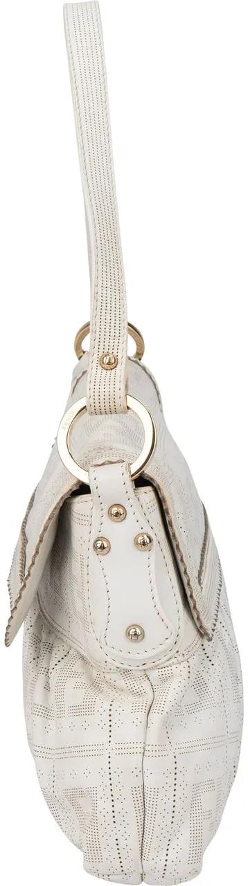 Thumbnail - Fendi Crossbody Bags - Fendi Leather Monogram Chef Handbag - Gr. unisize - in Weiß - für Damen