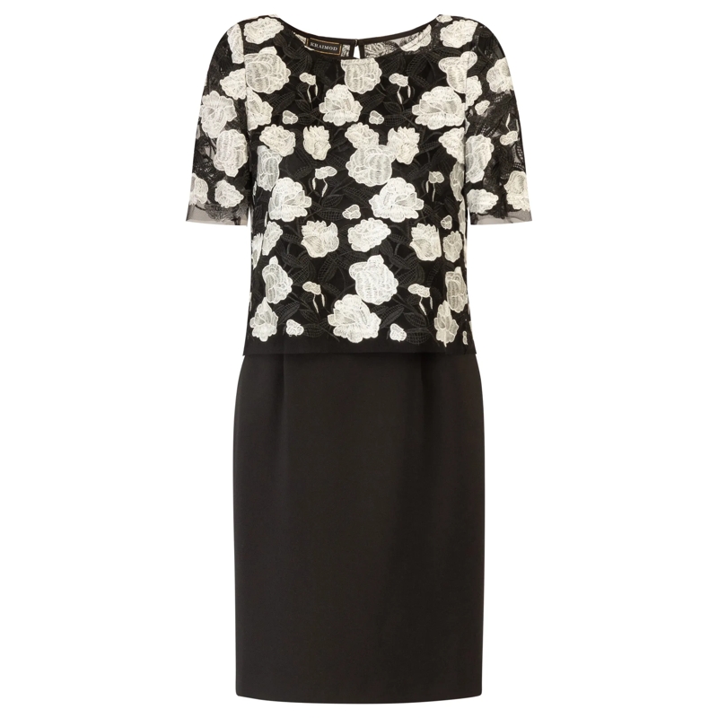 Kraimod Midikleid Cocktailkleid bunt