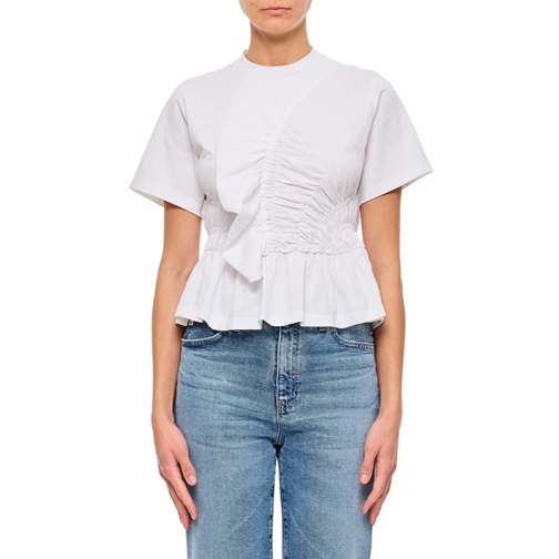 Cecille Bahnsen T-Shirts Ace Top Jersey White White