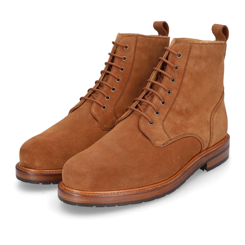 Heinrich Dinkelacker Schnürstiefel Schnürboots Buda Derby Boot V- Vollständig handg mittel-braun(Image 2)
