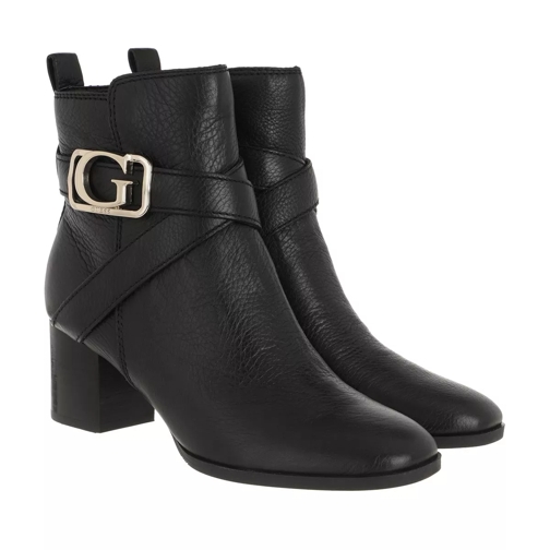 Guess Patina Bootie Black Gold Ankle Boot