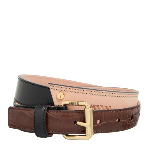 Moschino Leather Belt Belt Fantasia Variante unica