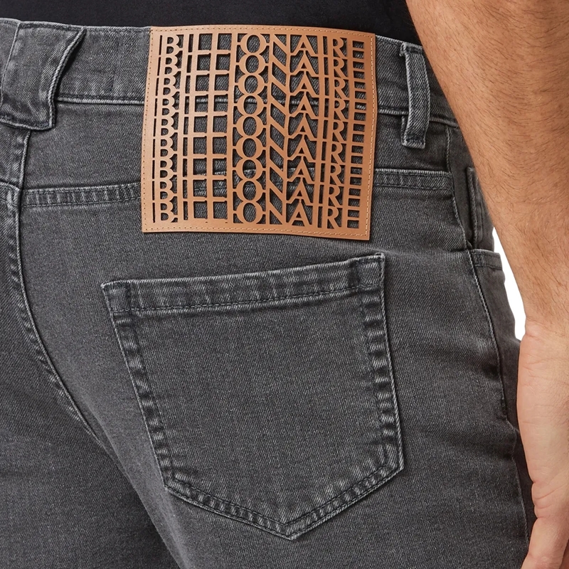 BILLIONAIRE Jeans mit geradem Bein Jeans Regular Fit Crest grau(Image 2)