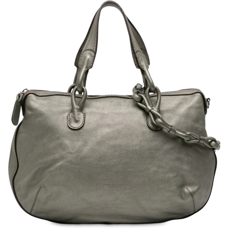 Loewe Sac à bandoulière Metallic Leather Fiesta Satchel grün