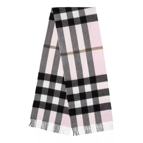 Burberry Mega Checked Scarf Pale Candy Pink Kaschmirschal