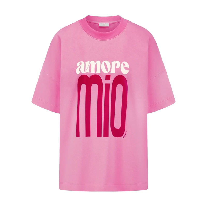 Riani T-shirt T-Shirt mit Print pink