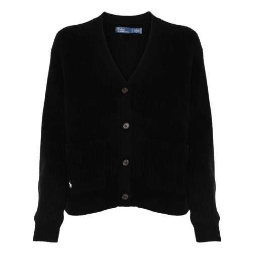 Polo Ralph Lauren Strickjacke Black Knitted Cardigan Black