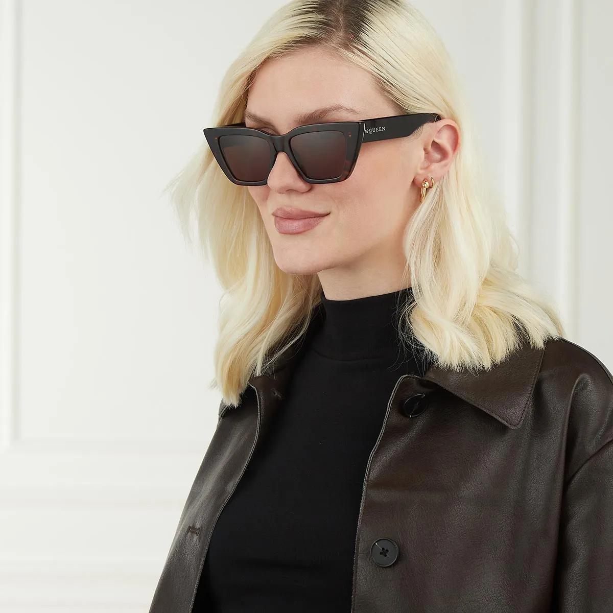 サングラス ALEXANDER MCQUEEN Woman Sunglasses Brown AM0507S 002 Alexander McQueen AM0507S-002 Havana-Havana-Brown | Sunglasses