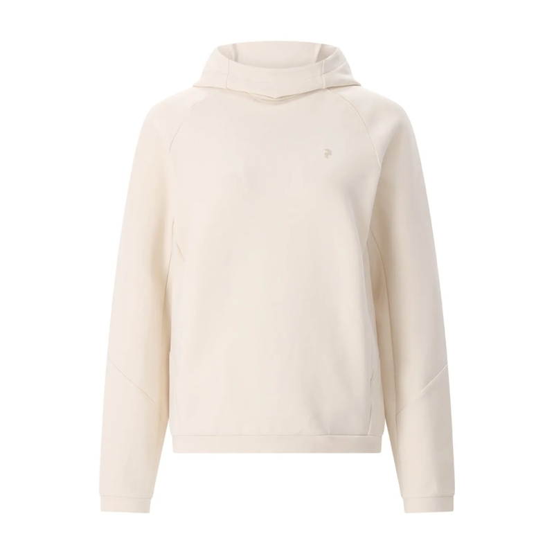 Peak Performance Pull Kapuzenpullover aus Baumwoll-Mix weiß