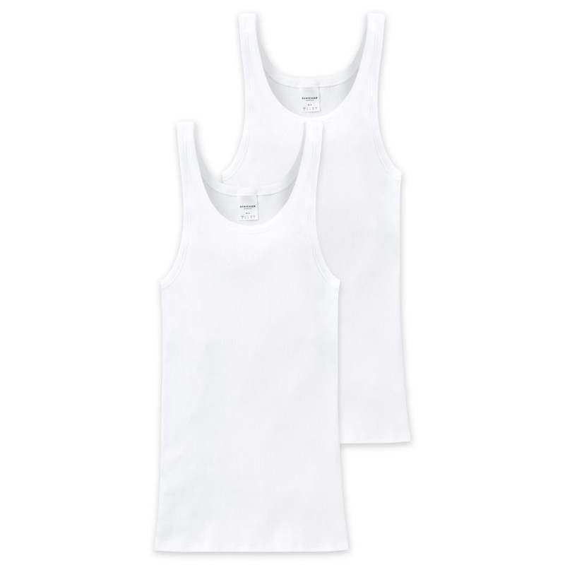 SCHIESSER  2er Pack weiss