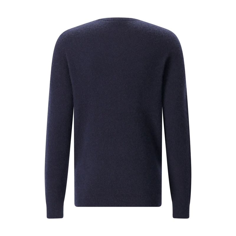 Roberto Collina Pullover Pullover aus Kaschmir-Seide-Mix dunkelblau(Image 2)