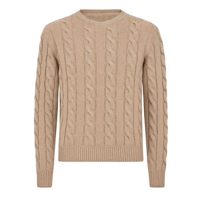 Jacob Cohen Trui Cashmere Cable-Knit Sweater Pink