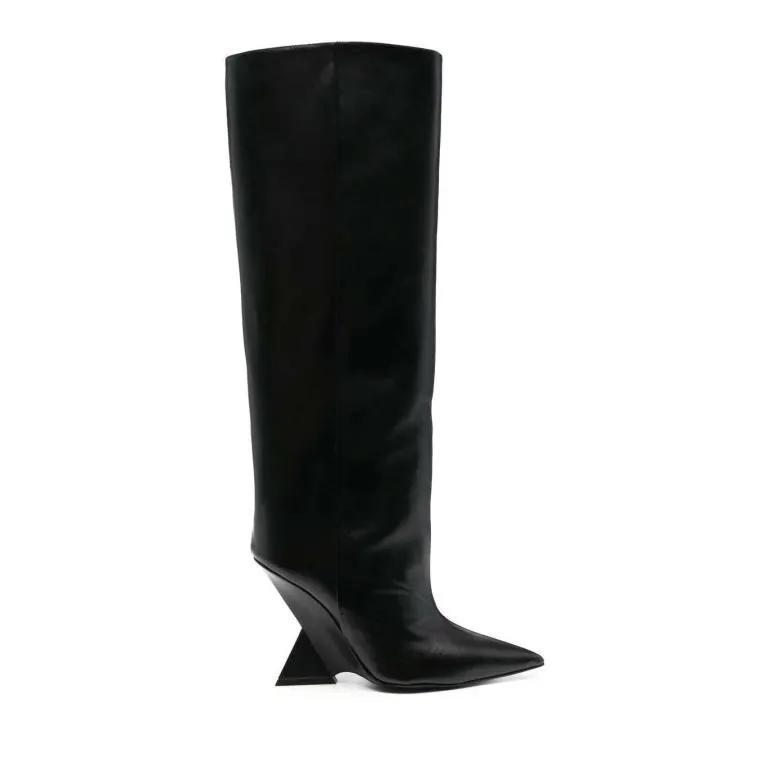 The Attico Stiefel - Cheope Knee-High 105Mm Boots - Gr. 37,5 (EU) - in Schwarz - für Damen