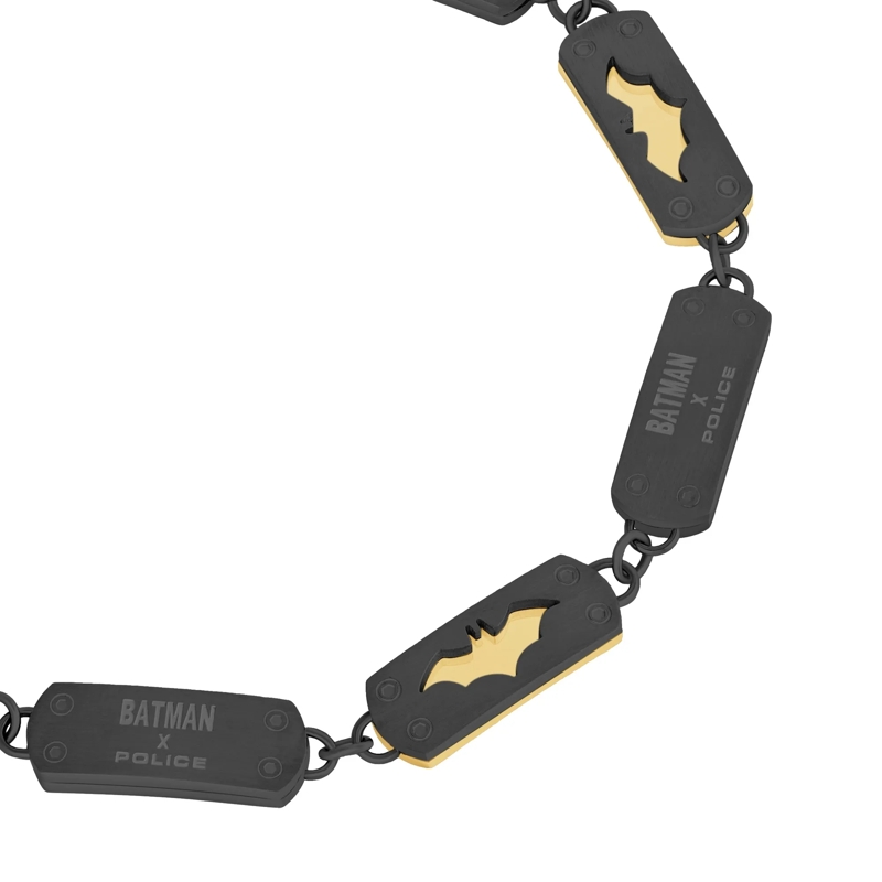 Police Armband Armband Crusader- Herrenarmband- Farbe: silber schwarz(Image 3)