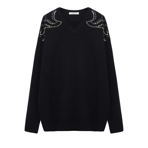 Dorothee Schumacher Pullover Embellished Statements Pulli 999 black