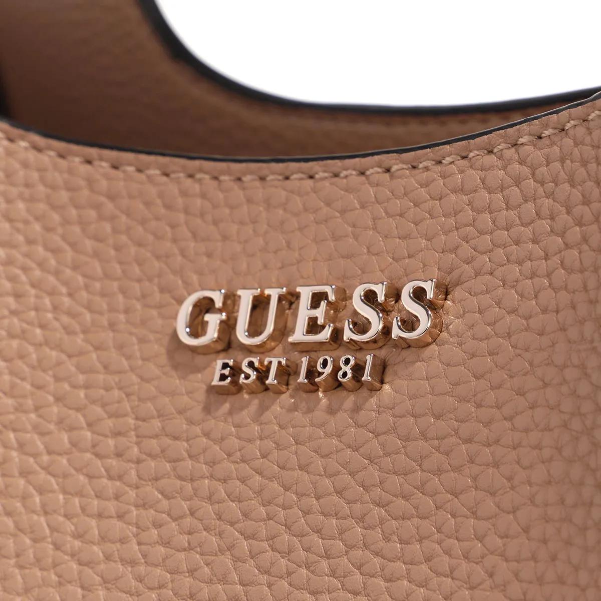 Guess Elegante Beige Handtas met Gouden Details Beige Dames