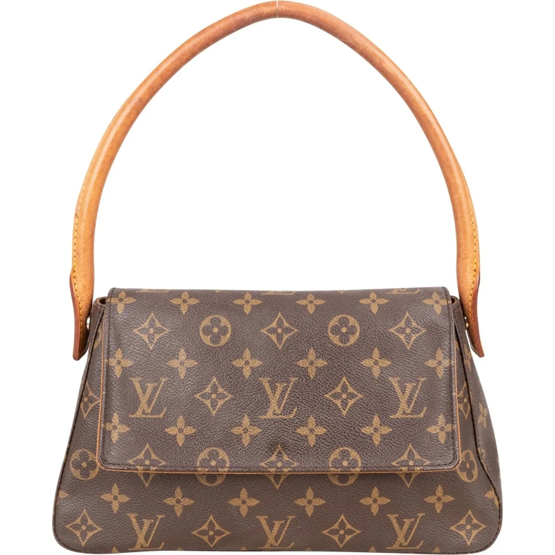 Louis Vuitton Tote Louis Vuitton Canvas Monogram Looping PM Shoulder  braun