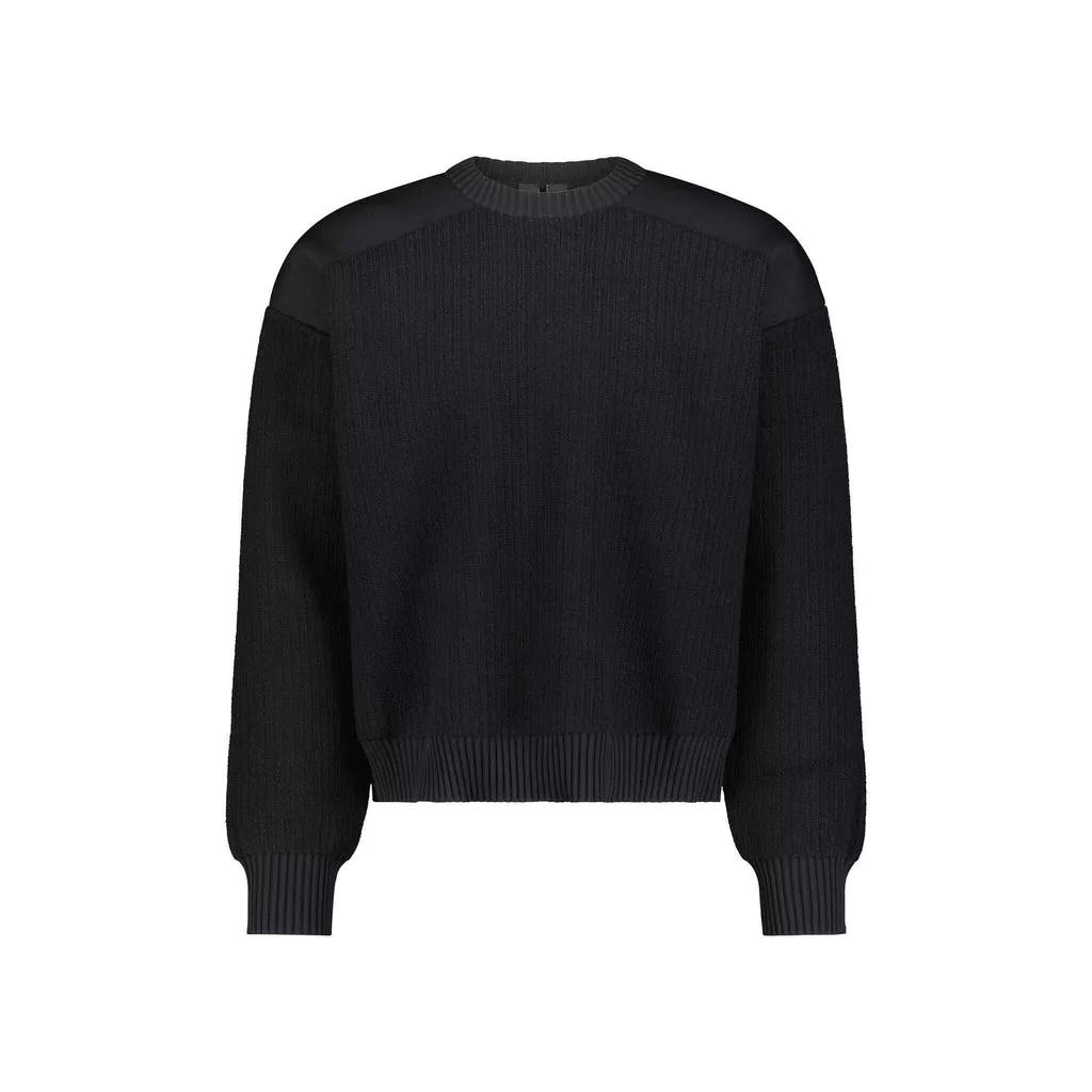 Y-3 - Sweatshirt aus Woll-Mix - Größe S - black